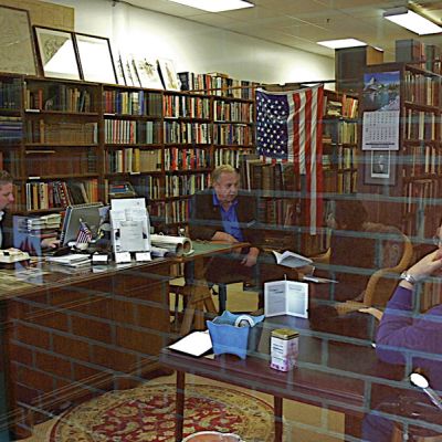 Phillip Hanson at the Old Book Co.