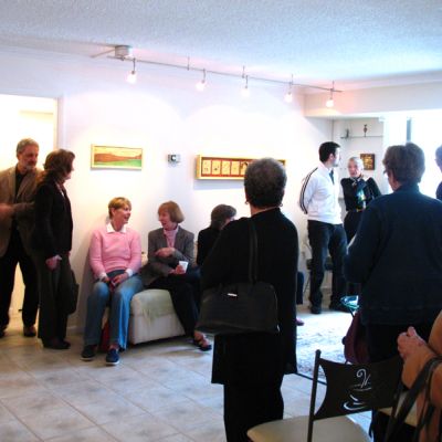 Book signing group photo.